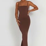Vestido Maxi Sanya - Chocolate