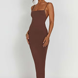 Vestido Maxi Sanya - Chocolate