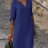 ANNA - VESTIDO COM DECOTE EM V