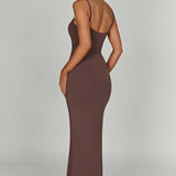 Vestido Maxi Saskia - Chocolate