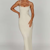Vestido Maxi Saskia - Creme