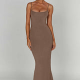 Vestido Maxi Saskia - Mocha