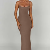 Vestido Maxi Saskia - Mocha