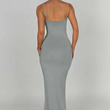 Vestido Maxi Saskia - Aço