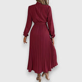 Lisa - Vestido Midi de Manga Longa