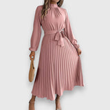 Lisa - Vestido Midi de Manga Longa