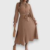 Lisa - Vestido Midi de Manga Longa