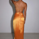 Saia Maxi Sienna - Tangerina