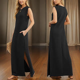 Vennya - Vestido Maxi Sem Mangas