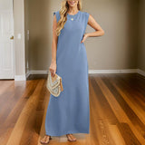 Vennya - Vestido Maxi Sem Mangas