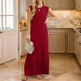 Vennya - Vestido Maxi Sem Mangas