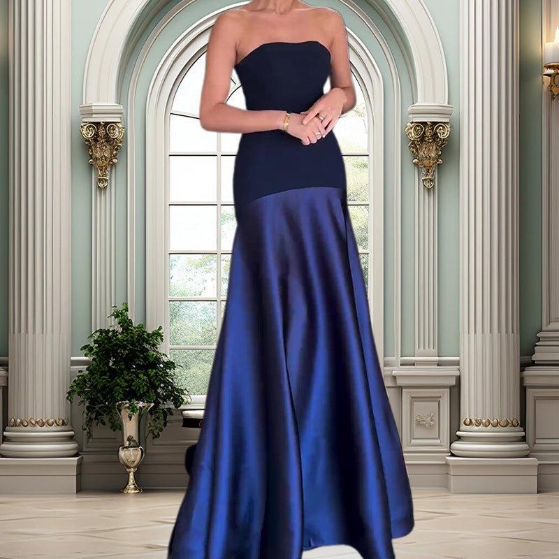 Sylwia - Elegante Vestido Longo Off-Shoulder