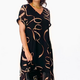 Flora - Vestido Midi V-Neck Flowy