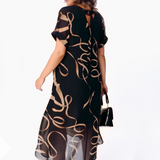 Flora - Vestido Midi V-Neck Flowy