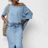 Averlynn | Conjunto de Saia Maxi Elegante