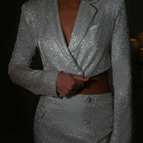 Saia Mini Stefania - Brilho Dourado