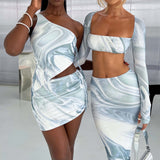 Top Stormi - Estampa Cinza Haze