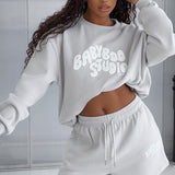 Suéter Studio - Cinza Claro/Branco