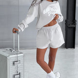 Suéter Studio - Cinza Claro/Branco