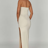 Vestido Maxi Teyana - Creme