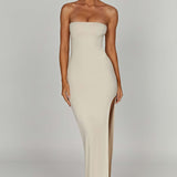 Vestido Maxi Teyana - Creme