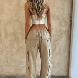 Calças Cargo Tinashe - Areia