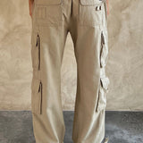 Calças Cargo Tinashe - Areia