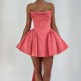 Vestido Mini Trinity - Rosa Coral