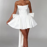 Vestido Mini Trinity - Marfim