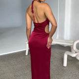 Vestido Maxi Vanessa - Vinho