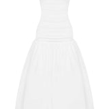 Vestido Wilhelmina Midaxi - Marfim