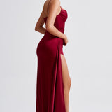 Vestido Maxi Winona - Burgundy