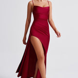Vestido Maxi Winona - Burgundy