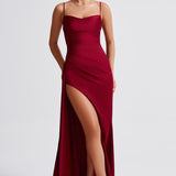 Vestido Maxi Winona - Burgundy