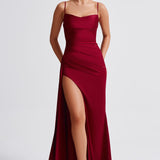 Vestido Maxi Winona - Burgundy