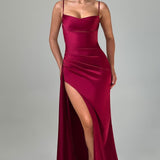 Vestido Maxi Winona - Burgundy