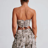 Corset Yasie - Estampa Camo