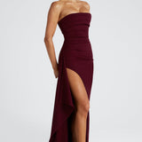 Vestido Maxi Zafira - Verniz Cereja