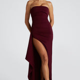 Vestido Maxi Zafira - Verniz Cereja