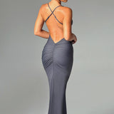 Vestido Maxi Zelda - Carvão