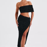 Saia Midi Zina - Preta