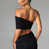 Saia Midi Zina - Preta