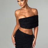 Saia Midi Zina - Preta