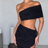 Saia Midi Zina - Preta