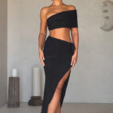 Saia Midi Zina - Preta