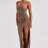 Vestido Maxi Zuri - Chocolate